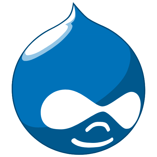 Drupal svg and png logo