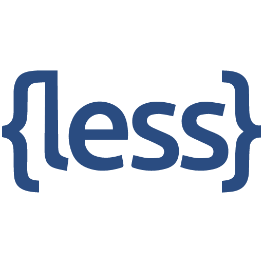 Less.js svg and png logo