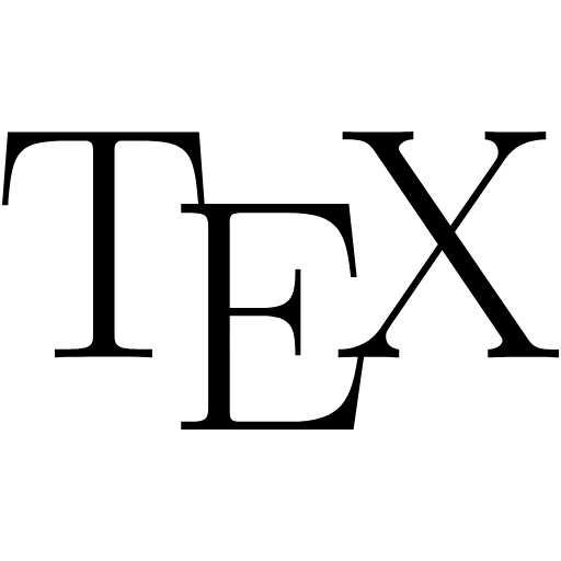 TeX svg and png logo